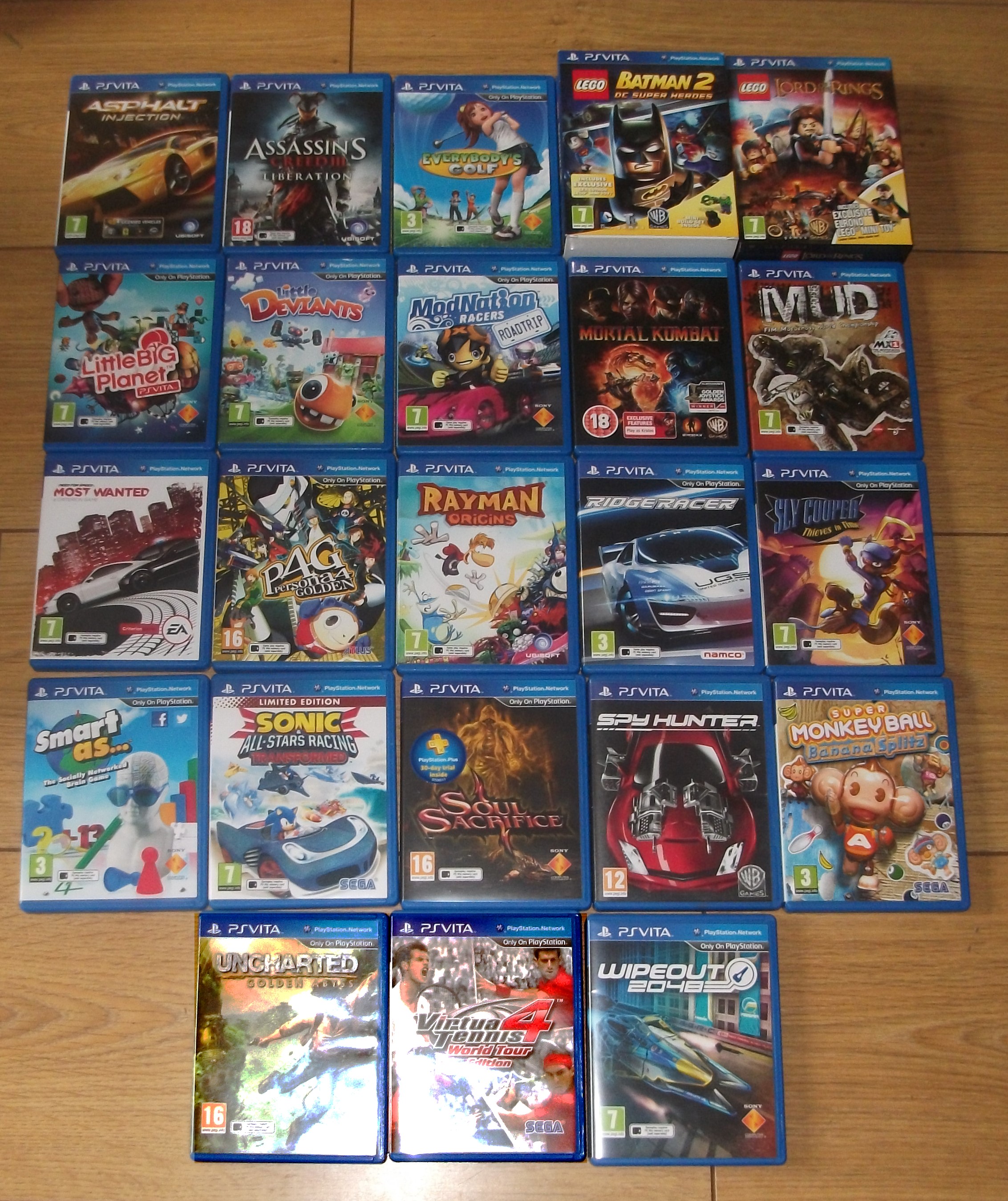 all games for ps vita